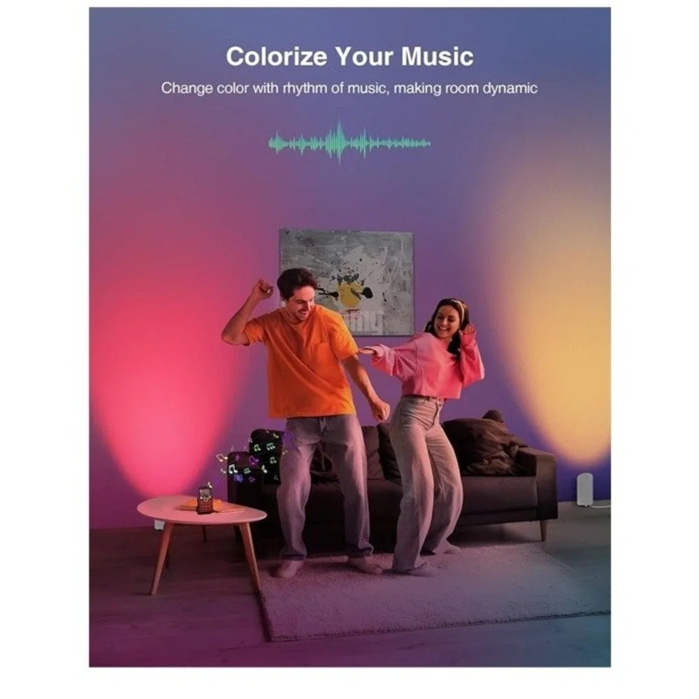 Sunvie Smart‎ Floor Can Light 5W RGBW Color Changing Up Lights Indoor With Timer